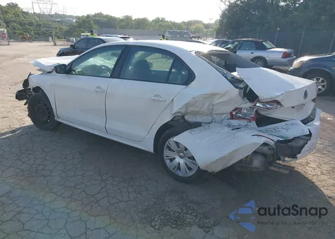 2012 Volkswagen Jetta S из США, поврежденный, VIN 3VW1K7AJ6CM348365